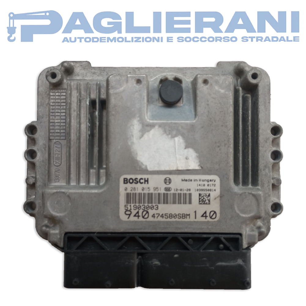 Centralina BOSCH ECU Motore 51903003 940 475580SBM 140 (Codice Rif. 0281015951)