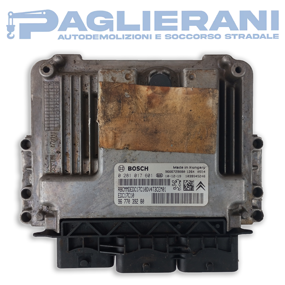 Centralina BOSCH ECU Motore 0281017061 Citroen/Peugeot (Codice Rif. EDC17C10)