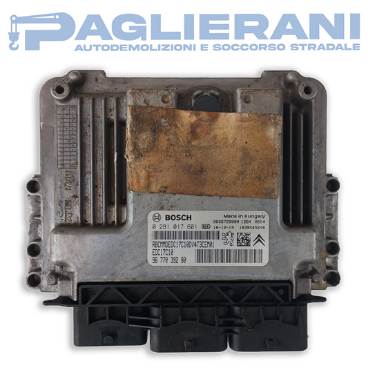 Centralina BOSCH ECU Motore 0281017061 Citroen/Peugeot (Codice Rif. EDC17C10)