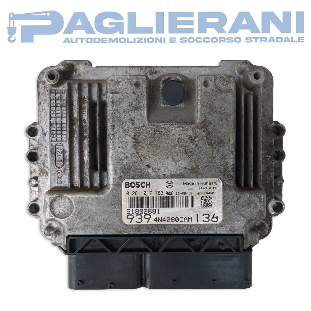 Centralina BOSCH ECU Motore Alfa Romeo 51892681 (Codice Rif. 0281017783)