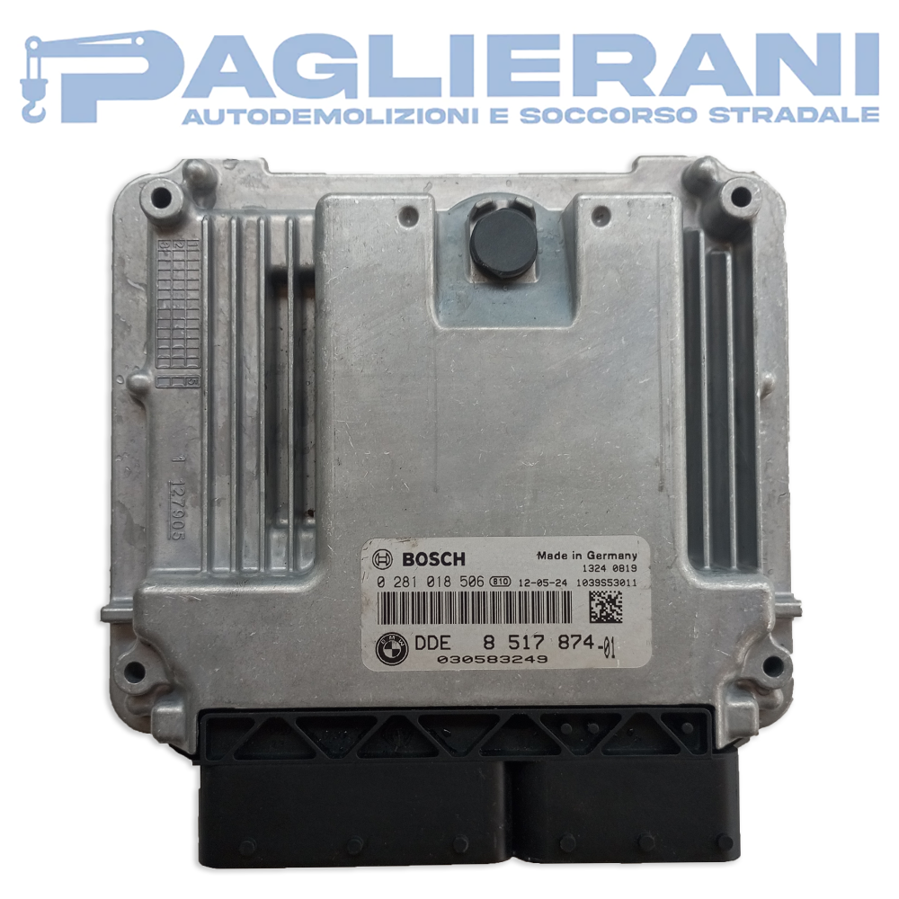 Centralina ECU Motore BOSCH BMW Serie I 2011-2019 DDE 851787401 (0281018506)