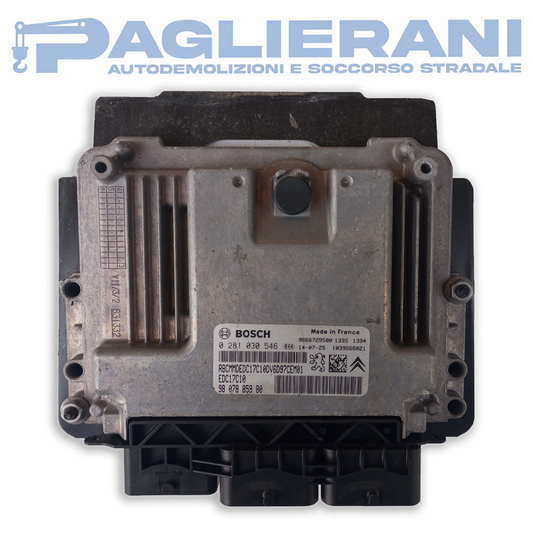 BOSCH ECU Engine Control Unit EDC17C10 Citroen/Peugeot (Ref. Code 0281030546)