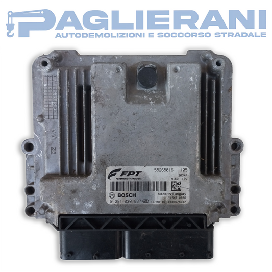 Centralina BOSCH FPT ECU Motore FIAT Doblo 55265016 (Codice Rif. 0281030837)