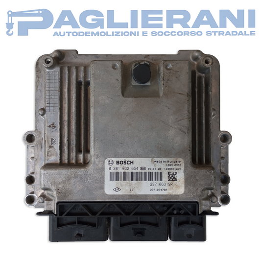 Centralina BOSCH ECU Motore Renault 237106319R (Codice Rif. 0281032654)