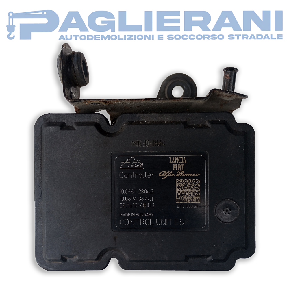 Centralina Pompa ABS Alfa Romeo Lancia Fiat 10.961 2806.3 10.0619 3677.1 28.5610 4810.3 (Codice Rif. 51896323)