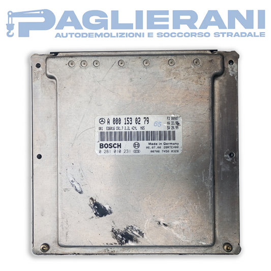 Centralina BOSCH ECU Motore 0281010231 Mercedes-Benz Vito (Codice Rif. A0001530279)