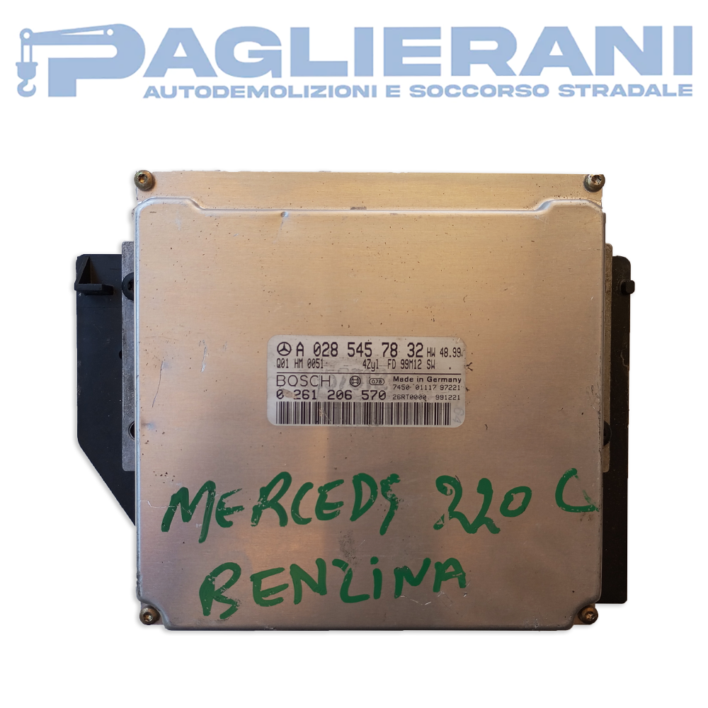 Centralina BOSCH ECU Motore MERCEDES-BENZ CLK C/A208 A0285457832 (Codice Rif. 0261206570)