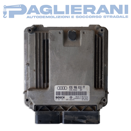 Centralina BOSCH ECU Motore Audi A3 03G906016FF (Codice Rif. 0281011905)