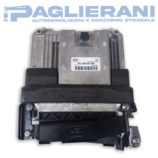 BOSCH ECU Engine Control Unit EDC17CP20 AUDI A4 0281016145 (Ref. Code 03L906022RM)