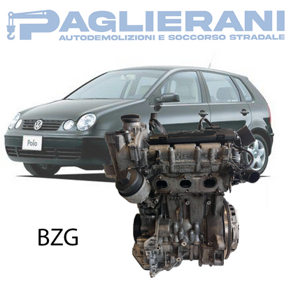 Engine BZG Volkswagen Polo 2007-2009 1200 [1.2] Petrol 51KW 69HP 126.000 KM