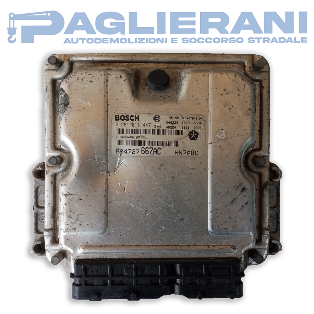 Centralina BOSCH ECU Motore Chrysler Voyager P04727 667AC (Codice Rif. 0281011447)