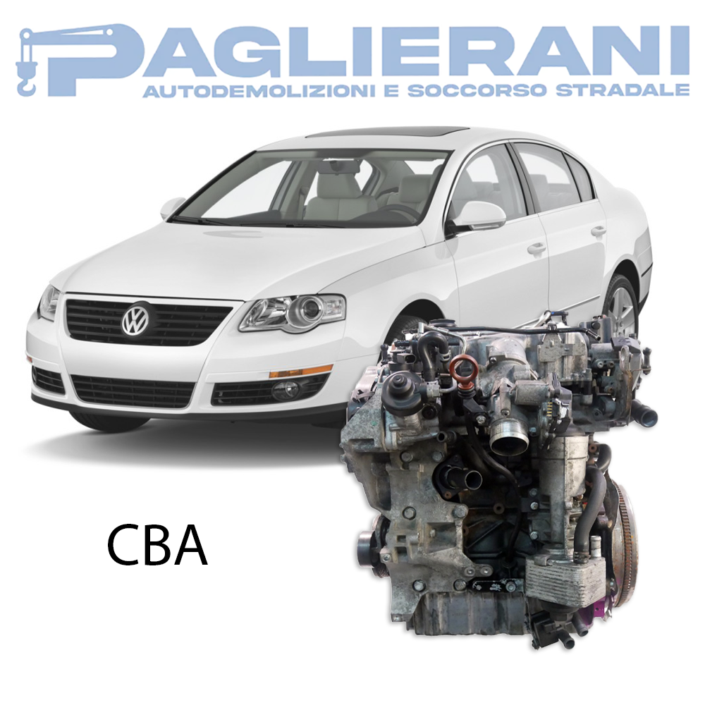 Engine CBA Volkswagen Passat B6 2005-2010 2000 [2.0] Petrol 105KW 143HP 155.000 KM