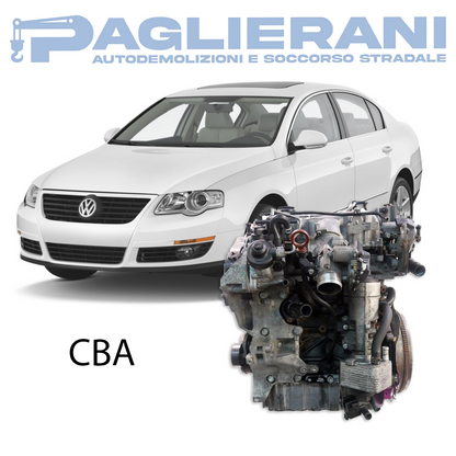 Engine CBA Volkswagen Passat B6 2005-2010 2000 [2.0] Petrol 105KW 143HP 155.000 KM