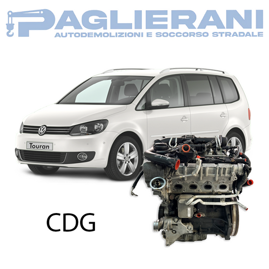 CDG Engine Volkswagen Touran 1.4 ECO-Fuel 2007-2011 100,000 Km 