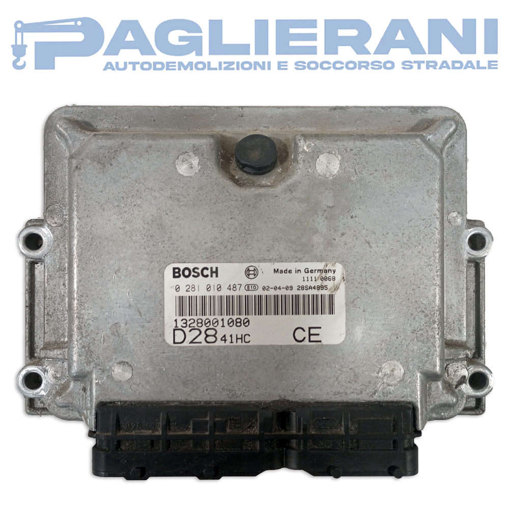 BOSCH ECU Engine Control Unit FIAT Ducato 1994-2006 1328001080 D2841HC CE (0281010487)