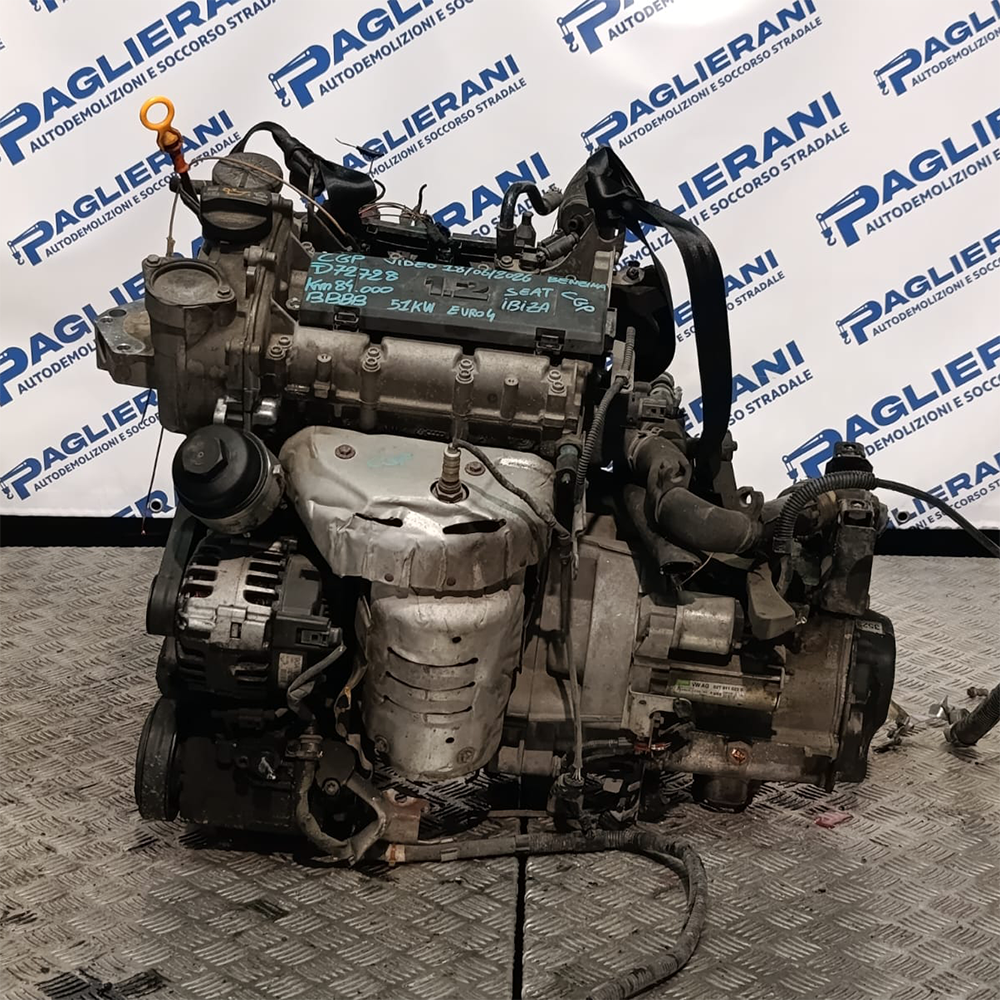 CGP Engine Seat Ibiza 2008-2011 1200 [1.2] Petrol 51KW 69CV Euro4 84.000 KM