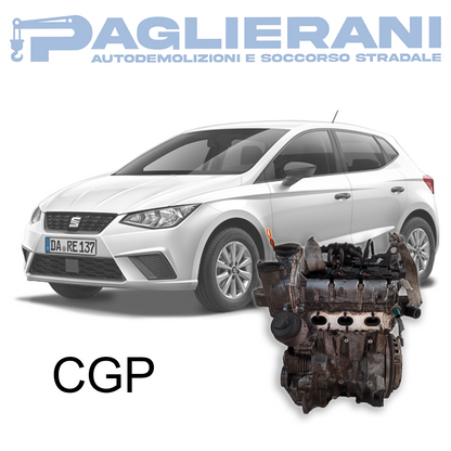 CGP Engine Seat Ibiza 2008-2011 1200 [1.2] Petrol 51KW 69CV Euro4 84.000 KM