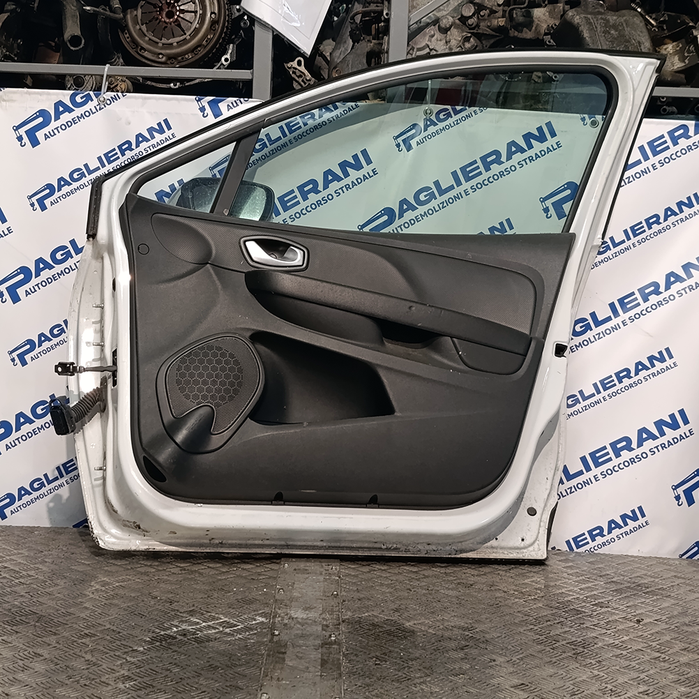 Original Right Front Door Renault Clio IV White 2012-2019