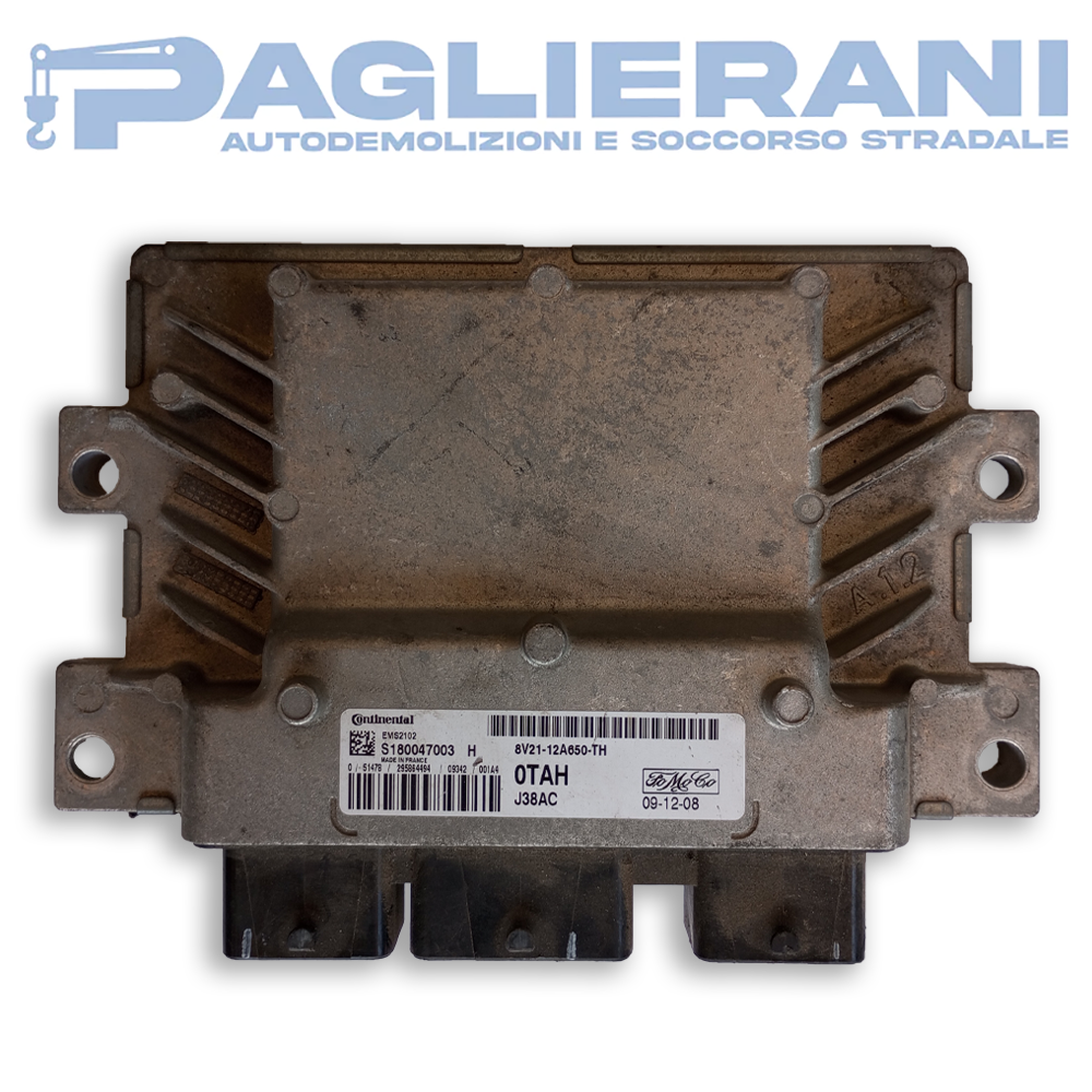 Centralina ECU Motore Continental Ford Fiesta 1.4 2008> Benzina (Codice Rif. S180047003)