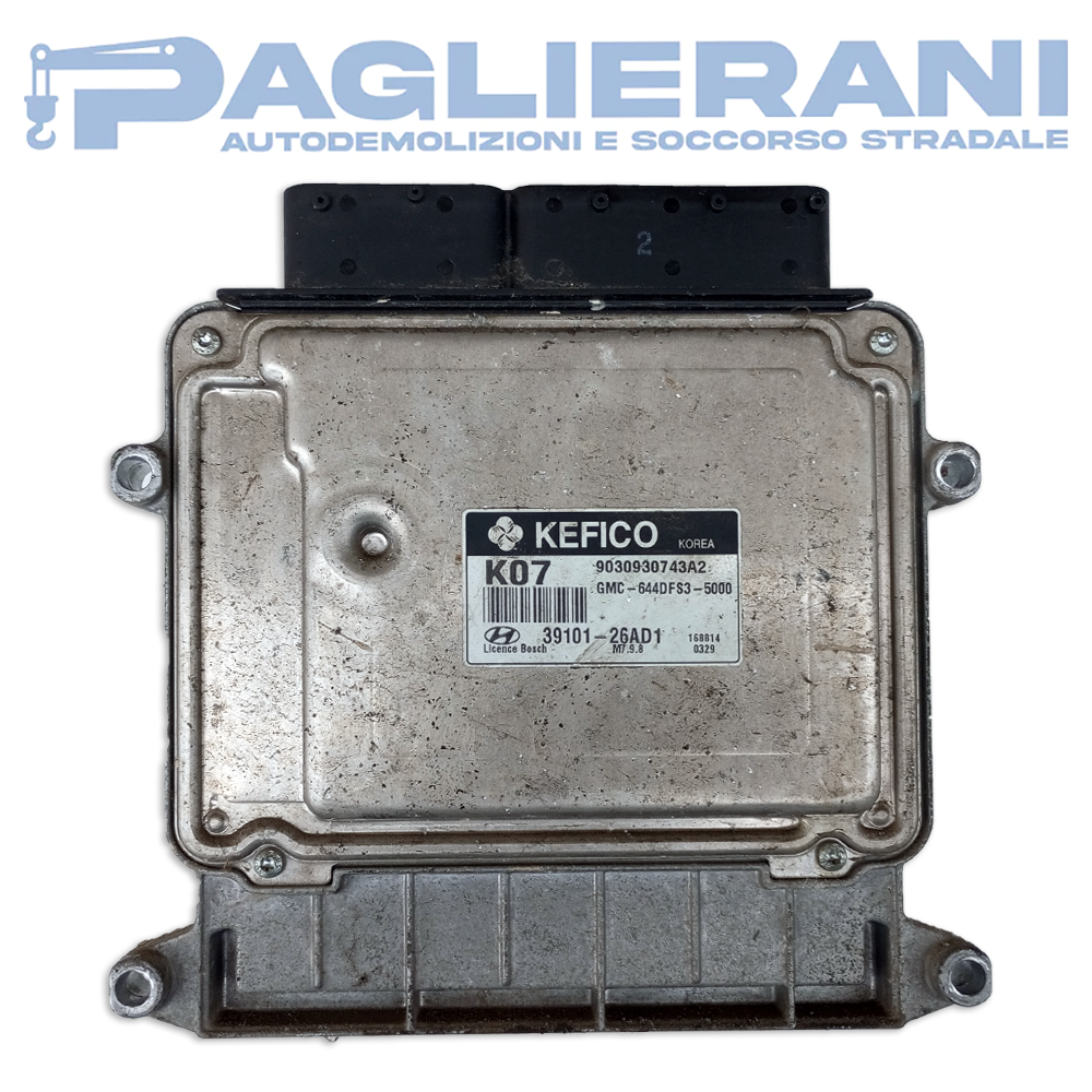 KEFICO Engine Control Unit ECU Hyundai Accent 2006-2011 M7.9.8 9030930743A2 (39101-26AD1)