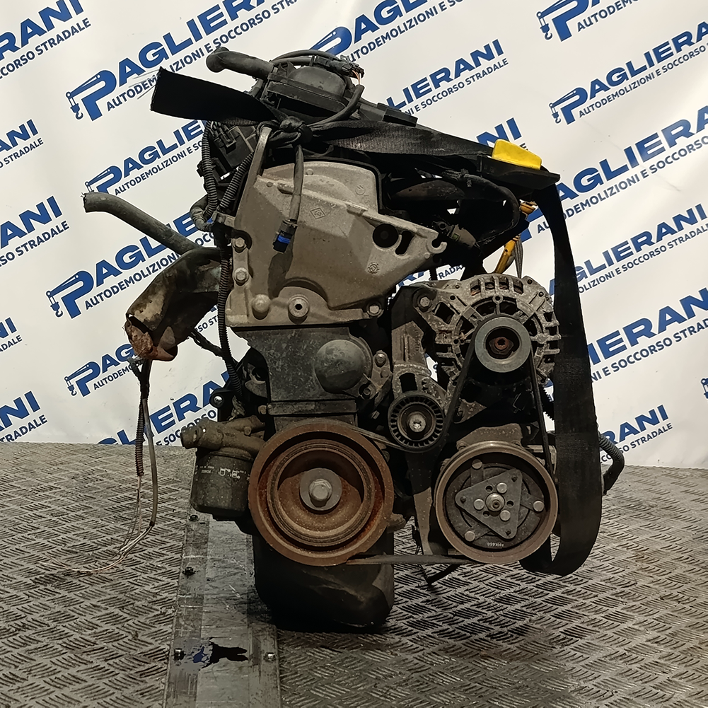 Motore D4F J722 Renault Twingo 2007-2011 Benzina Euro4 1200 [1.2] 55KW 75CV 135.000 KM