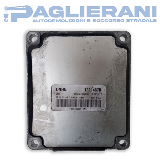 Centralina ECU DELPHI DELCO ELECTRONICS SYSTEMS Opel Astra/Zafira DNHN (Codice Rif. 12214870)