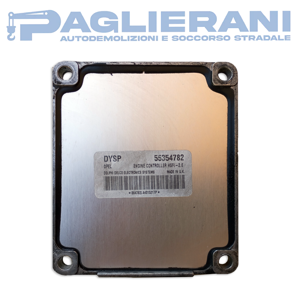 ECU Engine Control Unit DELPHI DELCO ELECTRONICS SYSTEMS Opel Zafira A 1999-2005 DYSP HFSI-2.6 (55354782)