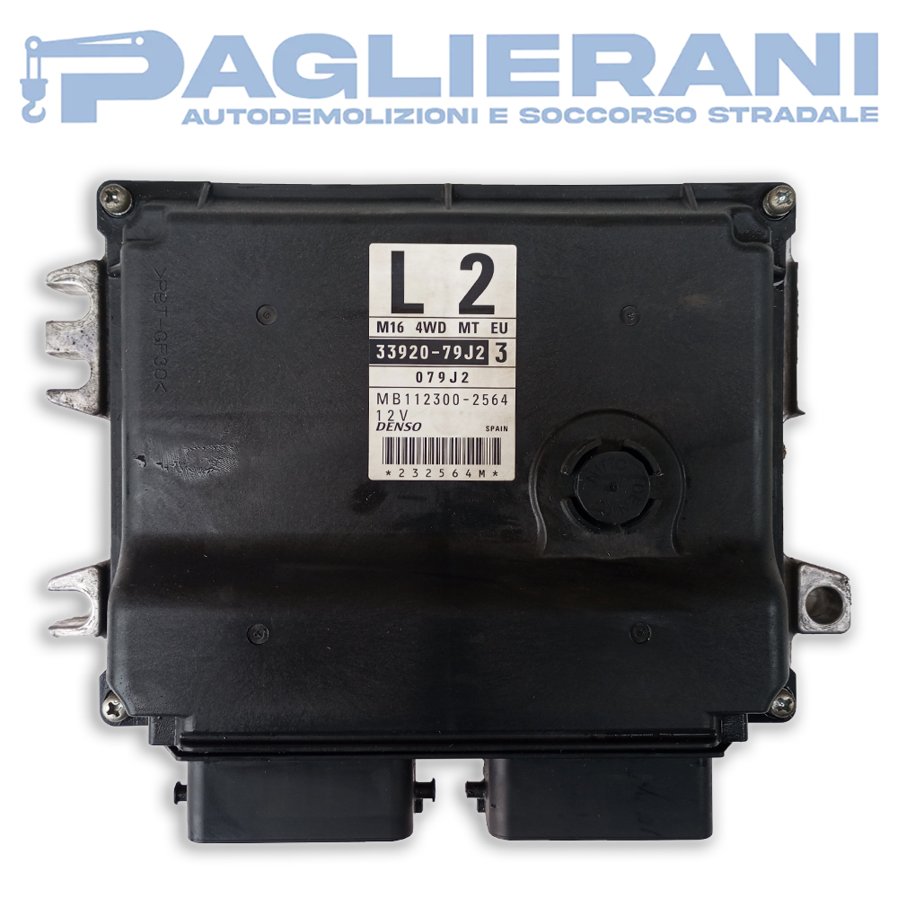 Centralina DENSO ECU Motore Fiat Sedici (Codice Rif. L2 M16 4WD MT 33920-79S23 079J2 MB112300-2564 12V)