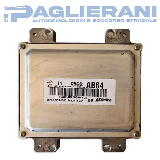 Centralina ECU ACDelco Opel Adam 2013-2018 AB64 (12669322)