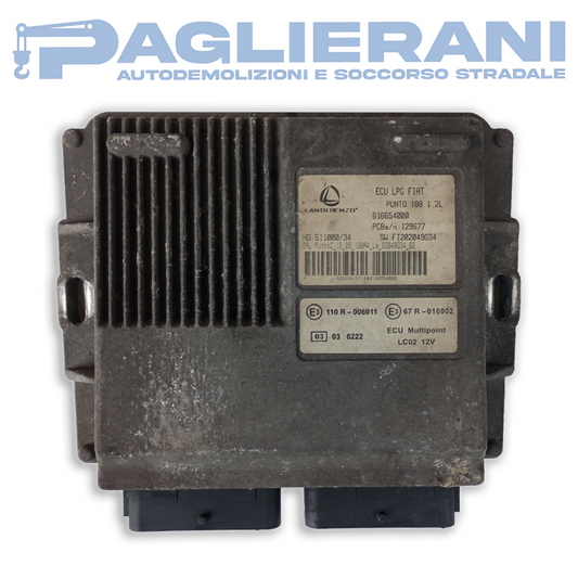 Centralina ECU GPL Landi Renzo FIAT Punto 188 (Codice Rif. 616654000)