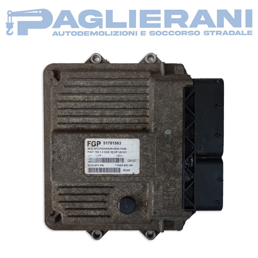 Centralina ECU Magneti Marelli FGP MJD6F3P4 FIAT Grande Punto (Codice Rif. 51781563)