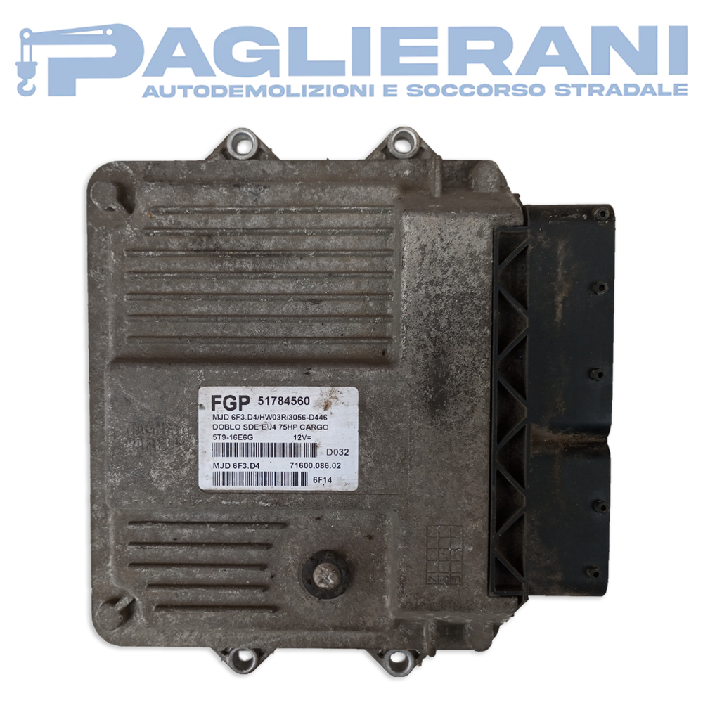 Centralina ECU Magneti Marelli FGP FIAT Doblo (Codice Rif. 51784560)