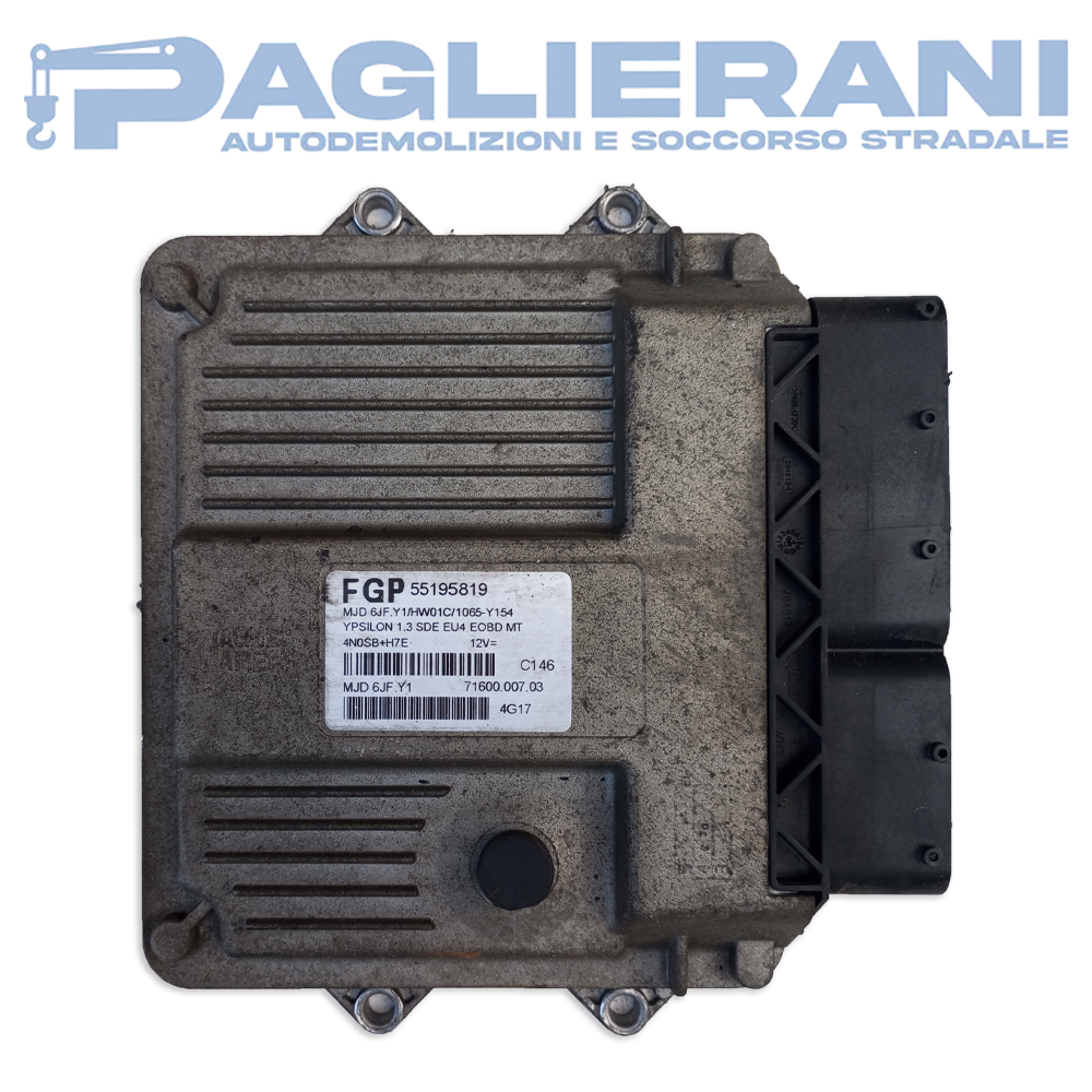 Centralina ECU Magneti Marelli FGP MJD6JF.Y1 Lancia Ypsilon (Codice Rif. 55195819)