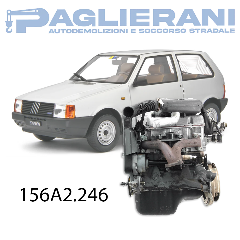 Motore 156A2.246 FIAT Uno 1989-1995 Benzina 1000 [1.0] 33KW 45CV 180.000 KM