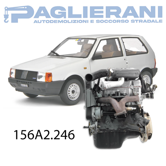 Motore 156A2.246 FIAT Uno 1989-1995 Benzina 1000 [1.0] 33KW 45CV 180.000 KM