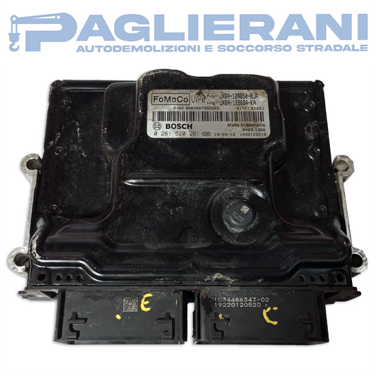 BOSCH Engine Control Unit ECU FoMoCo Ford Focus IV 2018 JX6A-12A650-BJA JX6A-12B684-KA UVPO (0261S20261)