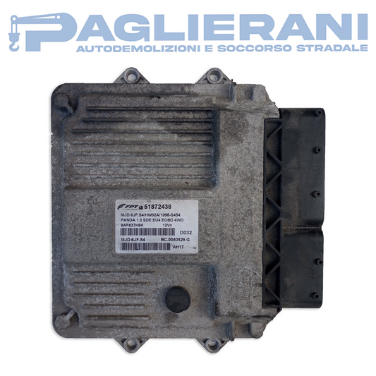 Centralina FPT ECU Motore FIAT Panda 1.3 MJD6JF.S4 (Cod. Rif. 51872438)