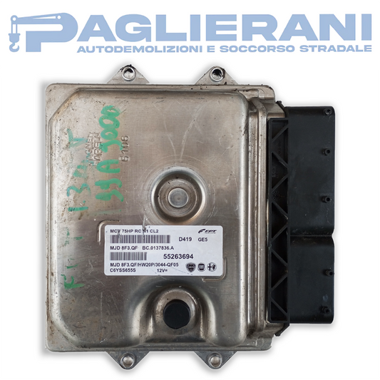 Centralina ECU Magneti Marelli FGP MJD8JF.QF FIAT (Codice Rif. 55263694)