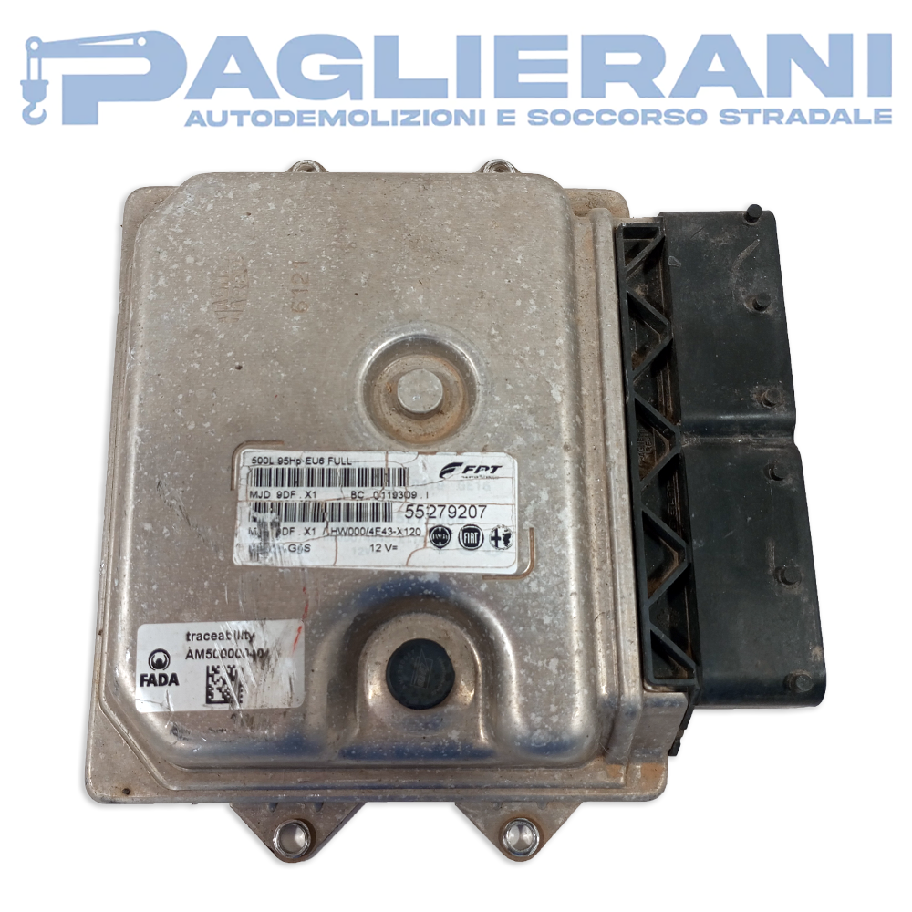 Centralina ECU Motore Magneti Marelli FPT FIAT 500 MJD9DF.X1 (Cod. Rif. 55279207)