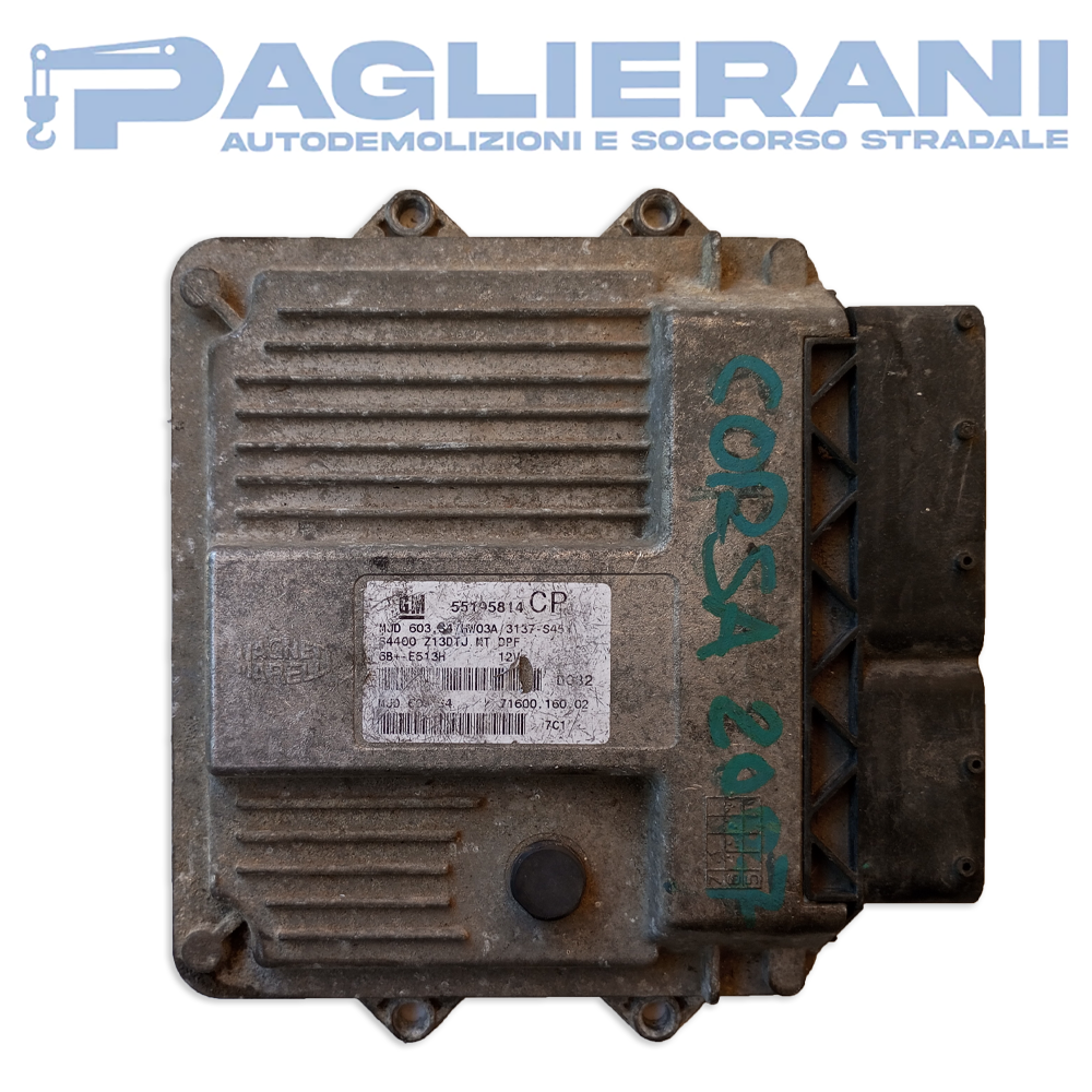 Centralina Magneti Marelli GM ECU Motore Opel Corsa D (Codice Rif. 55195814 CP)