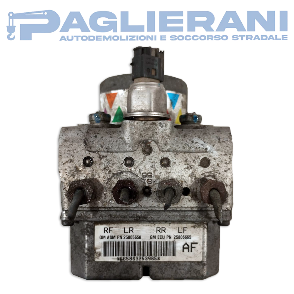 Centralina GM Pompa ABS Cadillac SRX 2007 ASM PN 25806658 (PN 25806665)