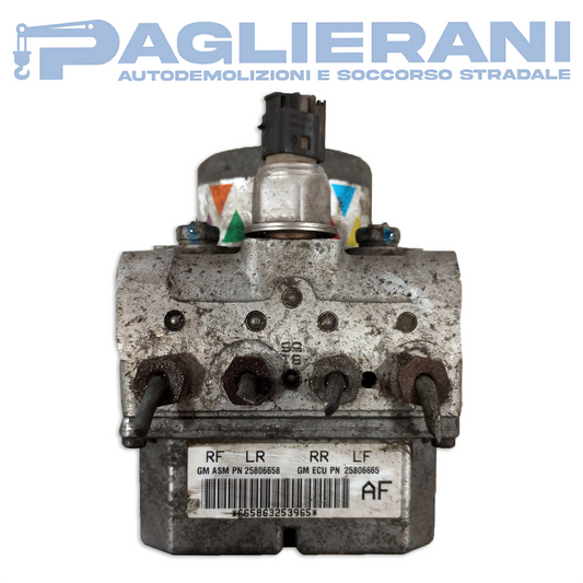 Centralina GM Pompa ABS Cadillac SRX 2007 ASM PN 25806658 (PN 25806665)