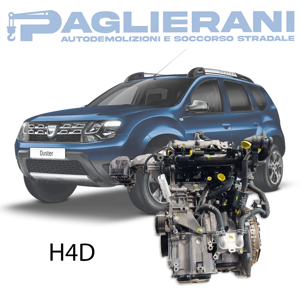 Motore H4D Dacia Duster II 2020 Euro6 Benzina/GPL 1000 [1.0] TCE/ECO-G 67KW 90CV 123.000 KM