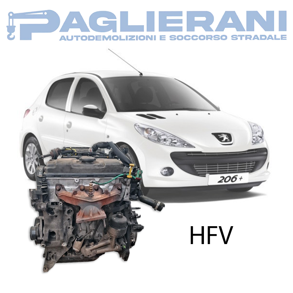 Engine HFV Peugeot 206+ 2009-2013 Petrol/LPG 1100 [1.1] 44KW 60HP 144.000 KM