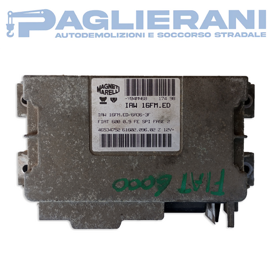 Magneti Marelli IAW 16FM.ED Engine ECU Control Unit (Ref. Code 46534752)