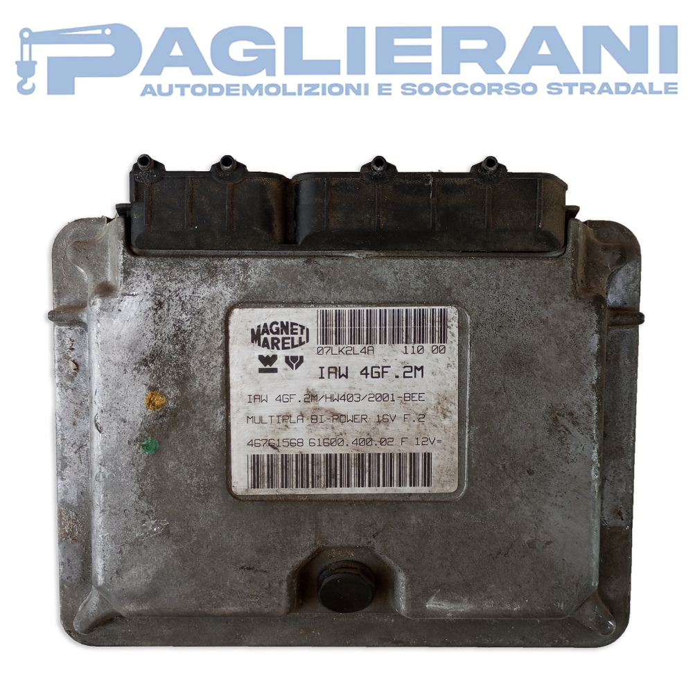 Magneti Marelli ECU Engine Control Unit FIAT Multipla IAW 4GF.2M (Ref. Code 46761568)