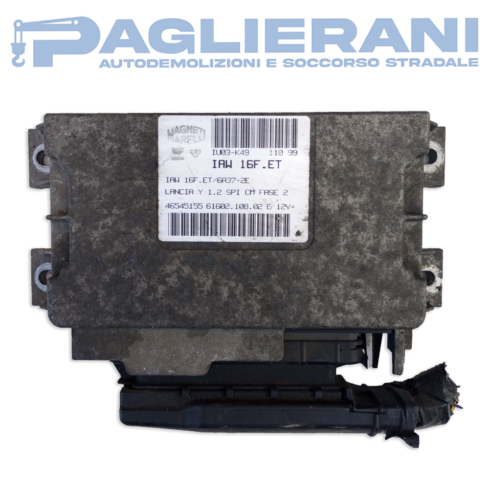 Centralina ECU Motore Magneti Marelli IAW 16F.ET Lancia Y 1.2 (Codice Rif. 46545155)