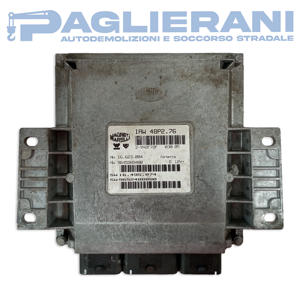 Centralina ECU Motore Magneti Marelli IAW 48P2.76 (Codice Rif. HW9645989480)