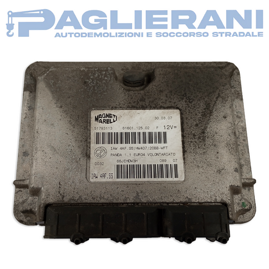 Centralina ECU Motore IAW 4AF.SS FIAT (PN 51793113)