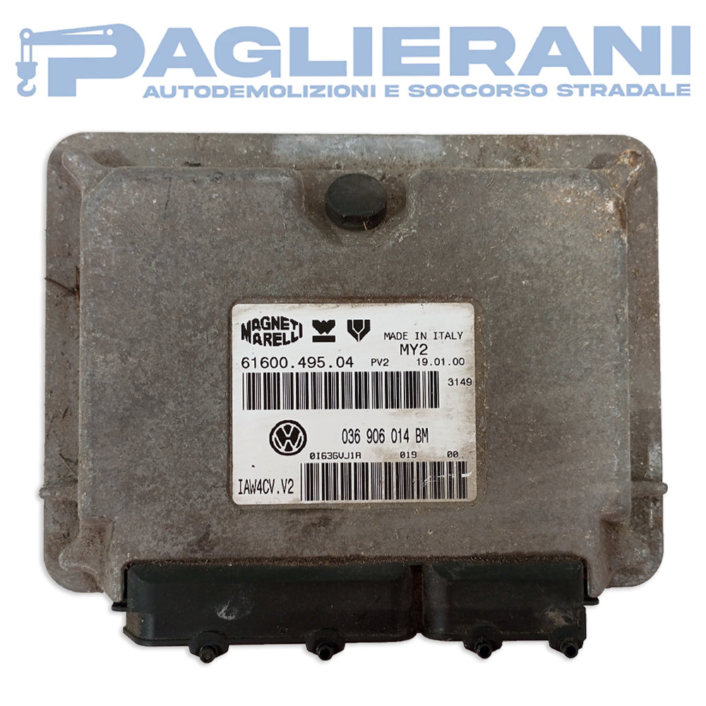 ECU Engine Control Unit Magneti Marelli VW Polo IAW4CV.V2 (Ref. Code 036906014BM)